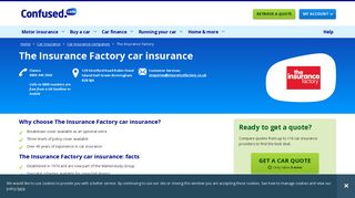 The Insurance Factory car insurance with Confused.com