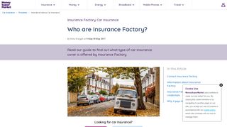 Insurance Factory Car Insurance & Contact Details | MoneySuperMarket
