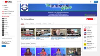 The Janitorial Store - YouTube