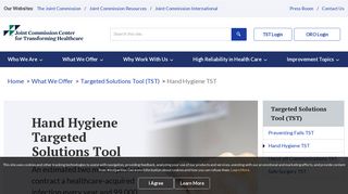 Targeted Solutions Tool for Hand Hygiene - Joint Commission Center ...