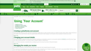 Using Your Account | Pets At Home