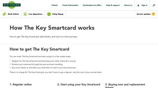How The Key Smartcard works | Thameslink - Southern Railway