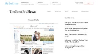The Knot Pro Blog | Vendor Profile