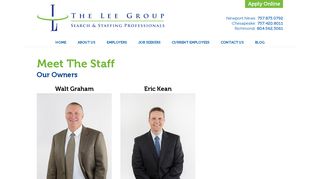 Meet The Staff - The Lee GroupThe Lee Group