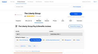 Working at The Liberty Group: Employee Reviews about Pay ... - Indeed
