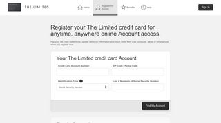 The Limited credit card - Comenity