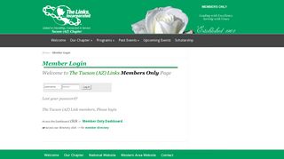 Member Login | The Links, Incorporated