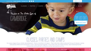The Little Gym Cambridge: Classes, parties and camps for Children