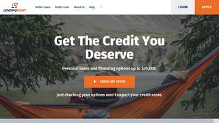 LendingPoint: Personal Loans for Fair Credit Customers