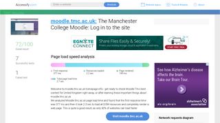 Access moodle.tmc.ac.uk. The Manchester College Moodle: Log in to ...