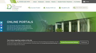 Online Portals | The Manchester College