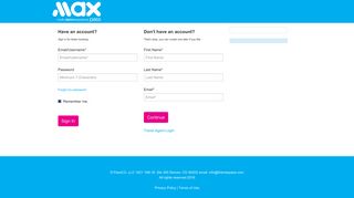 M.A.X. Pass Online - Customer
