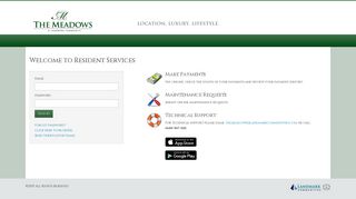 Login to The Meadows Apartments Resident Services | The Meadows ...