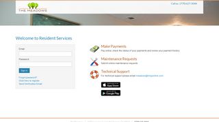 Login to The Meadows Resident Services | The Meadows - RENTCafe