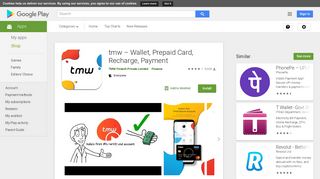 tmw – Wallet, Prepaid Card, Recharge, Payment - Apps on Google Play
