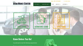 Utah Money Center: Reliable Money Lending & Title Loan Services Utah