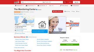 The Monitoring Center - 33 Reviews - Security Systems - 2150 ... - Yelp