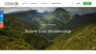 Renew Membership | The Nature Conservancy