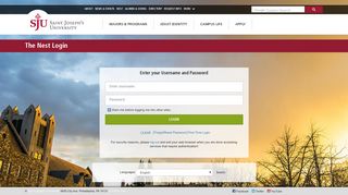 Login - Saint Joseph's University Central Authentication Service