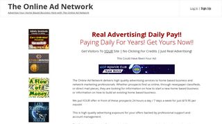 Advertise Your Network Marketing Business with The Online Ad Network