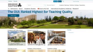 The Open University of Israel - academic degrees and academic ...