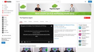 The Paperless Agent - YouTube