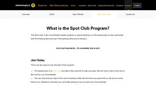 Spot Club Guide | The Parking Spot