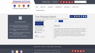 The Peoples Bank | Banking/Savings/Credit Unions | Financial ...