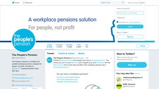 The People's Pension (@PeoplesPension) | Twitter