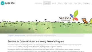 Seasons for Growth Children and Young People's Program | Good Grief