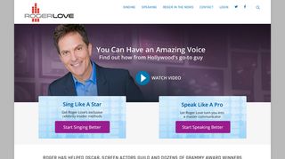 Roger Love | Online Voice Training & Singing Training