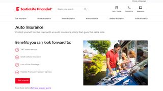 Auto Insurance - ScotiaLife Financial