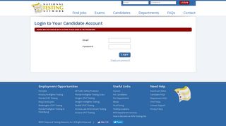 Login | Candidate Portal | National Testing Network