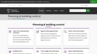 Planning & building control - Liverpool City Council