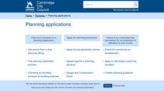 Planning applications | Cambridge City Council