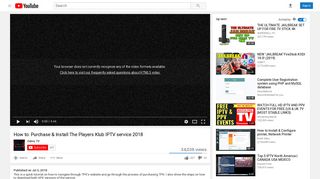 How to: Purchase & Install The Players Klub IPTV service 2018 ...