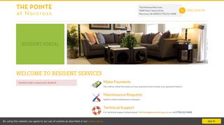 Login to The Pointe at Norcross Resident Services | The Pointe at ...