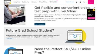 LiveOnline - Test Prep Online | The Princeton Review