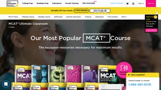 MCAT Ultimate | In-Person & Online MCAT Prep | The Princeton Review