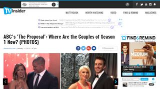 ABC's 'The Proposal': Where Are the Couples of Season 1 Now ...