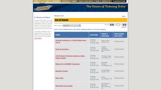 Cleveland: Quicken Loans Arena - Flash Seats: List of Events
