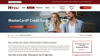 MasterCard Credit Card | Midland TX Credit Union Credit Card | MTCU