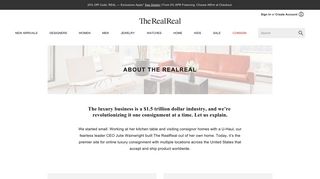 About | The RealReal is the world's premier online luxury consignment ...