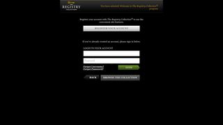 Login - The Registry Collection