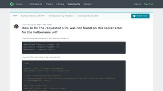 How to fix The requested URL was not found on this server error for ...