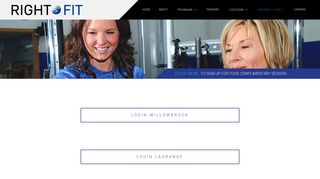 Client Login | Right Fit Personal Training Gym