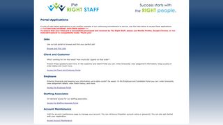 Portal Applications - The Right Staff