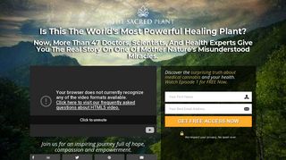 The Sacred Plant: Homepage - Docuseries - CC