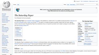 The Saturday Paper - Wikipedia