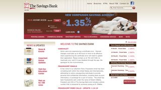 The Savings Bank - Home